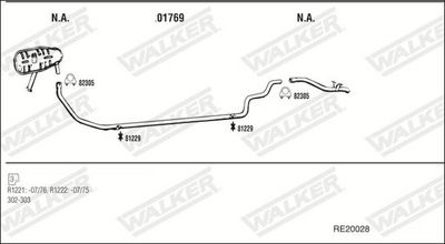 SISTEM DE ESAPAMENT WALKER RE20028