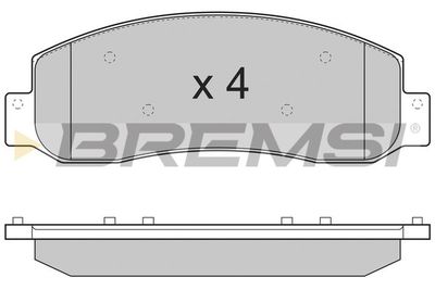 Комплект тормозных колодок, дисковый тормоз BREMSI BP3306 для FORD F-250