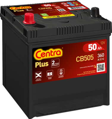 Стартерная аккумуляторная батарея CENTRA CB505 для SUBARU XT