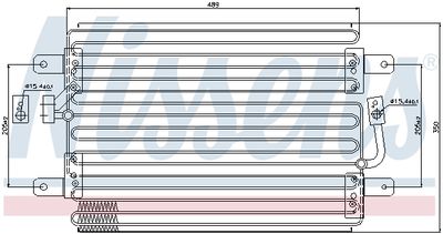 CONDENSATOR CLIMATIZARE NISSENS 94561 6