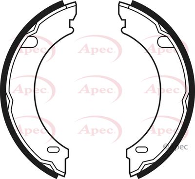 Brake Shoe Set, parking brake APEC SHU548