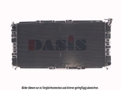 Радиатор, охлаждение двигателя AKS DASIS 110400N для MAZDA MX-3