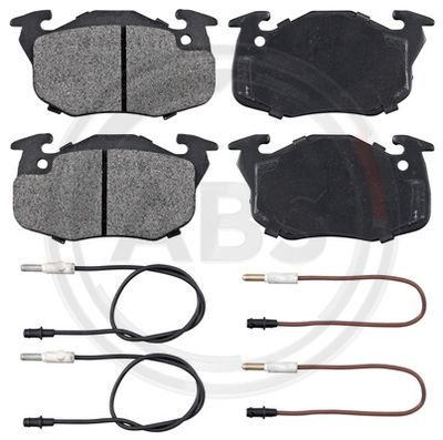 A.B.S. 36565/1 Тормозные колодки и сигнализаторы для RENAULT RAPID Автофургон / микроавтобус (F40_, G40_) 1.0