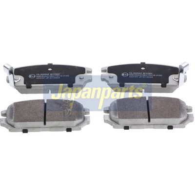 комплект спирачно феродо, дискови спирачки JAPANPARTS PA-5000AF