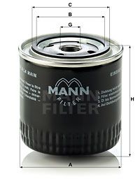 Масляный фильтр MANN-FILTER W 920/17 для VW 411,412