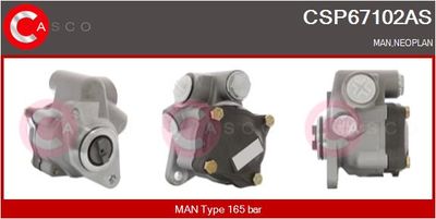 CASCO Hydraulikpumpe, Lenkung Brand New HQ (CSP67102AS)