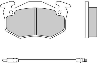 Комплект тормозных колодок, дисковый тормоз E.T.F. 12-0229 для TRIUMPH 1300