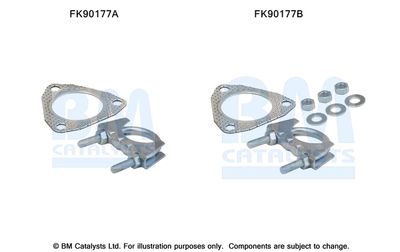 Монтажный комплект, катализатор BM CATALYSTS FK90177 для VW CADDY