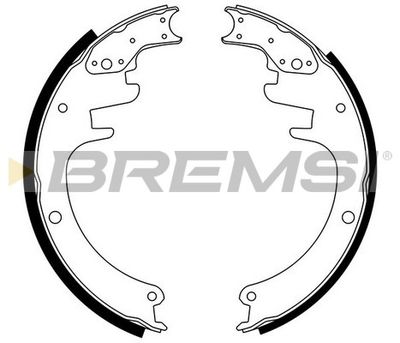 Комплект тормозных колодок BREMSI GF4451 для CHEVROLET SUBURBAN