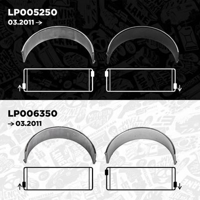 SET LAGAR BIELA ET ENGINETEAM LP005250 2