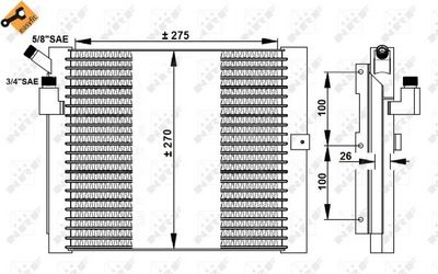 CONDENSATOR CLIMATIZARE NRF 35037 4