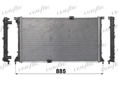 Радиатор, охлаждение двигателя FRIGAIR 0209.2032 для NISSAN PRIMASTAR