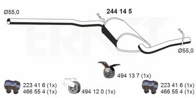 MITTELSCHALLDäMPFER