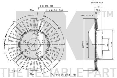 DISC FRANA NK 203328 2