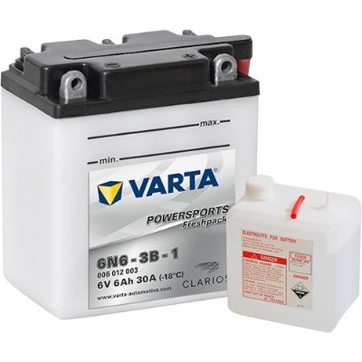 Стартерная аккумуляторная батарея VARTA 006012003A514 для YAMAHA DT