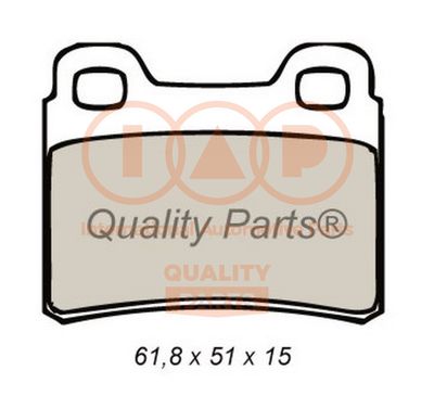 Комплект тормозных колодок, дисковый тормоз IAP QUALITY PARTS 704-21011 для FORD ORION