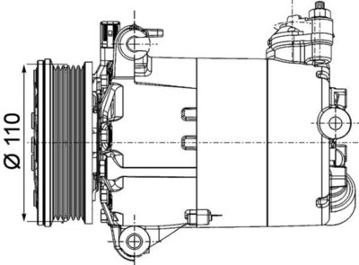 Compressor, air conditioning ACP 1357 000P