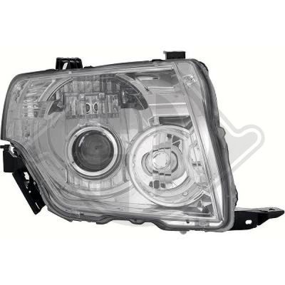 Основная фара DIEDERICHS 5845884 для MITSUBISHI PAJERO