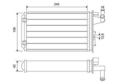 SCHIMBăTOR DE CăLDURă îNCăLZIRE HABITACLU