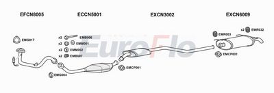 Układ wydechowy EUROFLO CNZX141004A00