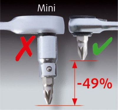 Ks Tools - Sada bitov CHROMEplus 1/4" 31ks