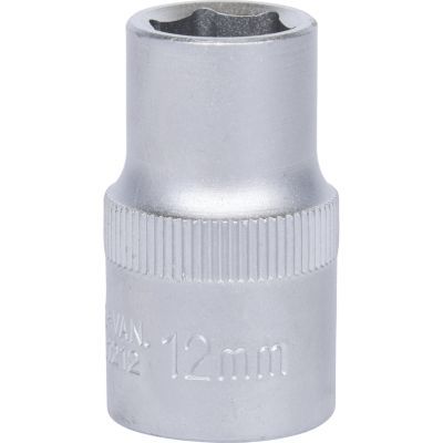 Ks Tools - Nadstavec šesťhranný krátky 1/2" 12mm