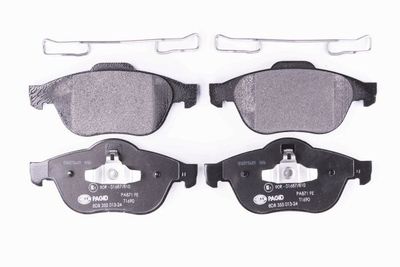 Комплект тормозных колодок, дисковый тормоз HELLA 8DB 355 013-241 для RENAULT SCÉNIC