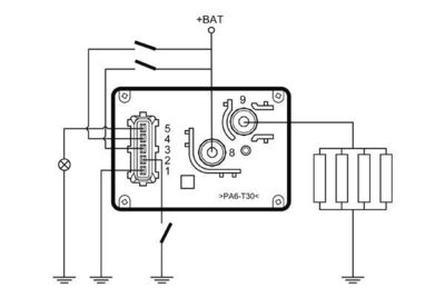 UNITATE DE CONTROL BUJII INCANDESCENTE MAHLE MHG56 1