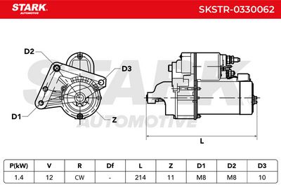 стартер STARK SKSTR-0330062