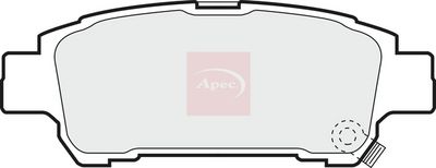 APEC Brake Pad Set, disc brake PAD1238