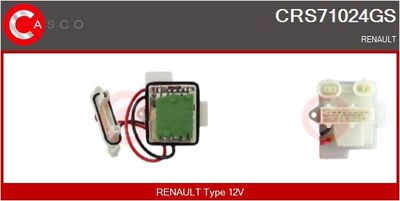 REZISTOR VENTILATOR HABITACLU CASCO CRS71024GS
