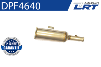 Filtr sadzy / filtr cząstek stałych, układ wydechowy LRT DPF4640