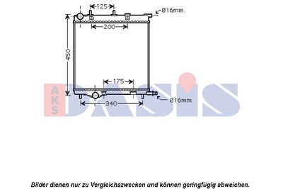 RADIATOR RACIRE MOTOR AKS DASIS 160112N