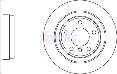 Fahren Brake Disc FBD6775