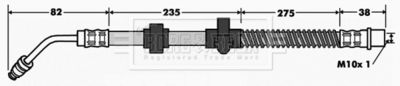 спирачен маркуч BORG & BECK BBH7518