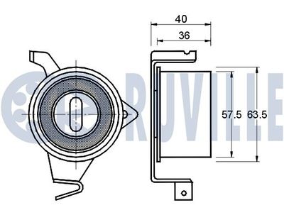 ROLA INTINZATOR CUREA DISTRIBUTIE RUVILLE 540313 1