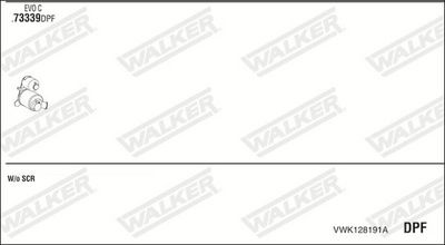 ABGASANLAGE WALKER VWK128191A