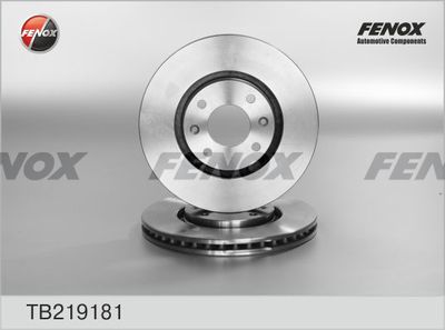 Тормозной диск FENOX TB219181 для PEUGEOT 408