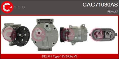 COMPRESOR CLIMATIZARE CASCO CAC71030AS