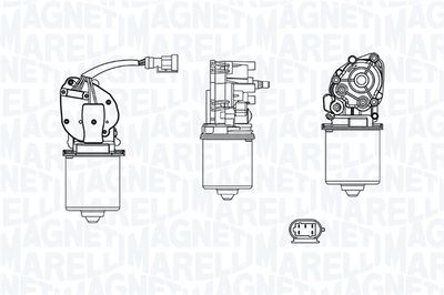 Silnik wycieraczek MAGNETI MARELLI 064379700010