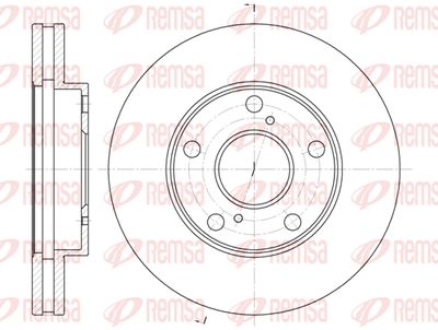 REMSA 6571.10 Тормозные диски  для TOYOTA PICNIC (Тойота Пикник)