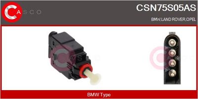 COMUTATOR LUMINI FRANA CASCO CSN75S05AS