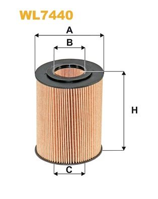 Oil Filter WIX FILTERS WL7440