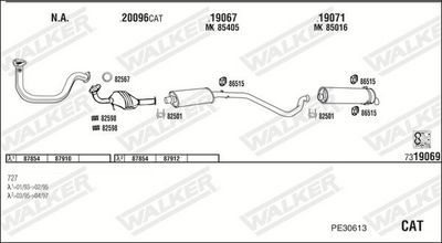 SISTEM DE ESAPAMENT WALKER PE30613