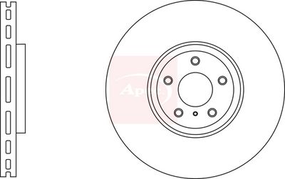 APEC Brake Disc DSK2833
