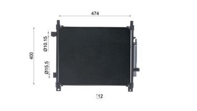 CONDENSATOR CLIMATIZARE MAHLE AC1027000S 10