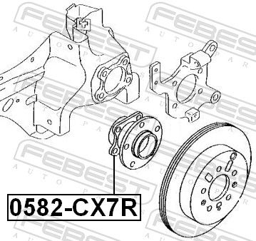 Wheel Hub 0582-CX7R