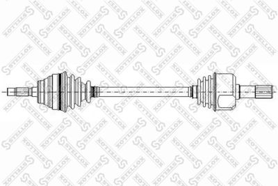 STELLOX 158 1002-SX Сальник полуоси  для PEUGEOT 405 I Break (15E) 1.9