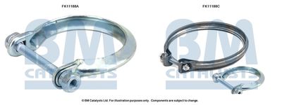 zestaw montażowy, filtr sadzy / filtr cząstek stałych BM CATALYSTS FK11188