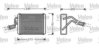 VALEO 812364 Радиатор печки  для FORD TRANSIT (Форд Трансит)